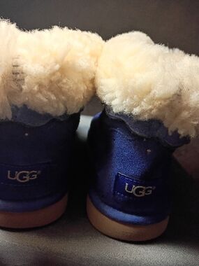 UGG Kids' Classic Blue Shearling-Lined Boot